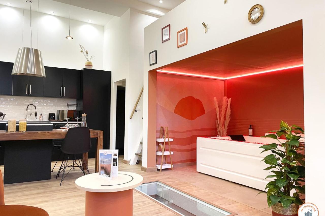 L'Orient-Express - Jacuzzi Spa - Parking - Loft Le Havre Exterior foto